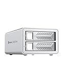 [RAID機能]2024最新Yottamaster HDDケース 2.5&3.5インチ USB3.0接続 2Bay ハードディスクケース SATA3.0対応 22TB×2台搭載可能(44TB) RAIDケース 中小企業向け 大容量 外付けハードドライブエンクロージャ アルミ グレー[マックスタイル][VN200RU3]