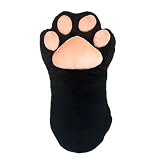 もっちり ねこのて BIGぬいぐるみ クッション 猫 猫の手 ぬいぐるみ 大きい サイズ かわいい グッズ 黒猫 茶トラ 約45cm (くろねこ)