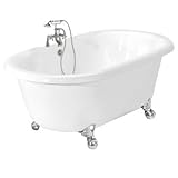 American Bath工場t070b-sn Melinda Bathtub Faucetパッケージ1 inホワイト