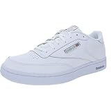 Reebok メンズ クラブ C スニーカー, ホワイト/シアグレー。, 13