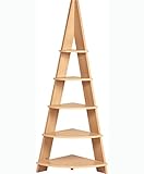 AZUMAYA コーナーラック ナチュラル色 NWS-560NA