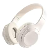 Bluetooth6.1 ワイヤレス ヘッドホン 最大23時間音楽再生 マルチポイント対応 188g超軽量 折り畳み可能 microSD力ード機能搭載 ENCノイズキャンセリング HiFi音質 自動ペアリング オーバーイヤー 有線 無線 両用 マイク内蔵 iPhone/iPad/Android/PC対応 3.5mmケーブル付き カーキホワイト