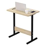 ラップトップトレイリムーバブルコンピュータブラケットノートブックテーブルソファ/ベッドルーム/オーバーベッド（メープルチェリーウッド）のMDFマテリアルデスク
