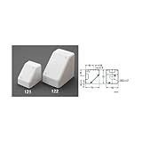 エスコ EA947JA-121 60x 70x 70mm メタルモール用接続金具(コーナー/ホワイト) ESCO