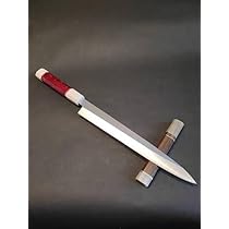 ステン本焼V金10号柳刃包丁270mm モダンブルーレジン八角柄
