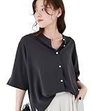 [ルクールブラン] NO.1ヒット ブラウス★2WAYジョーゼットブラウス 3053035907 ３８ D／グレー