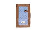 Babee Covee Baby Blanket, Blueberry Heart with Mocha Dot by Babee Covee