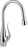 Franke FF2400R Pull Down Spray Faucet, Chrome [並行輸入品]