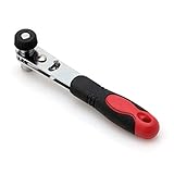 KISENG 90度 6.35mmラチェットハンドルレンチ 半自動スクリュードライバ ハンドツールラ チェットハンドルレンチ