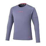 テニスウェア 長袖プラクティスTシャツ 吸汗速乾 62JAC542 ユニセックス グラナイトグレー M