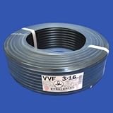 ★切売販売★ 【富士電線】VVFケーブル黒 VVF1.6×3C×1M単位クロ