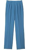 UNIWEAR(ユニウェア) レディース スラックス BL-6202 サックス SS ( 5号 ) ( 日本製生地使用 )