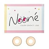 NOONE 1month ヌーネ マンスリー 【1箱2枚入り×1箱】 【カラー】イーツーブラウン（E2 Brown)【PWR】-4.00【BC】8.6mm【DIA】14.5mm【着色直径】13.5ｍｍ(度あり、度なし）