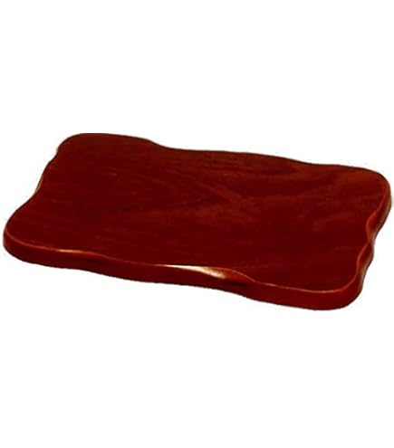 Amazon.co.jp: 【花台】木製 みやび 黒丹調☆飾り台 日本製 (18号：約