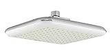 Ucore Plastic Square Showerhead 7.95 by 7.95 by 2.17-Inch [並行輸入品]