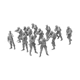 STARTIST 13 個セット 1/64スケール 人形 ソルジャーアクションフィギュ モデルおもちゃ 手描き 小さな ミリタリースペシャルソルジャーおもちゃ アクションフィギュア 情景コレクション 人間 人形 人物 フィギュア 塗装人 ジオラマ用 ミニフィギュア
