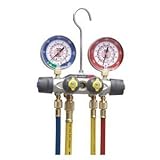 Yellow Jacket 49967 Titan 4-Valve Test and Charging Manifold degrees F, psi Scale, R-22/404A/410A Re