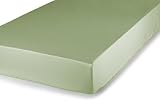 kidsline Sateen Crib Sheet, Celadon (Discontinued by Manufacturer) by Kidsline [並行輸入品]
