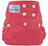 Happy Heinys ONEderful Organic All in One Cloth Diaper - Snap - Hot Pink by Happy Heiny's