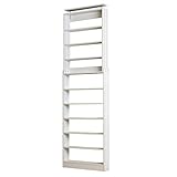 ライフスタイリングショップ 書棚 ホワイト 幅75×奥行15×高さ153~251cm WS-33NWH