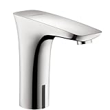 Hansgrohe 15171001 PuraVida電子蛇口、クロム H 6 1/4" x D 7 1/4" x W 2" 15171001 1