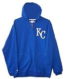 Majestic Kansas City Royals大人用サイズSフルZipパーカージャケット – ロイヤルブルー