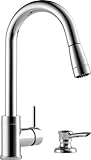 Peerless p188104lf-sd Apex統合プルダウンキッチン蛇口withソープディスペンサー,クローム