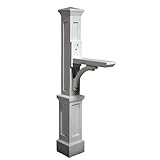 MayneニューポートPlusメールPost 8in. W x 56in. H x 26in. D 5813-W 1