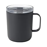 無印良品 目盛り付き 保温保冷 蓋付きマグカップ 黒 400mL 84334689