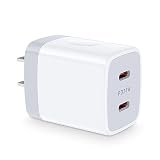 Hootek 急速充電器 Type-C 25W(USB PD 充電器 USB-C 2ポート)/PPS&PD3.0対応/PSE認証/コンパクト ACアダプター Type-C USB コンセント タイプC アダプタ USB-C 電源アダプター iPhone 17/16/15シリーズ、iPad Pro/Air/Mini、Galaxy S26、Pixel 9aその他タイプC 機器対応(ホワイト)