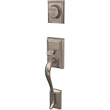 Schlage fc92-addカスタムAddisonダミーSectional Handleset – Exteriorのみ、サテンニッケル