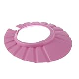 Seliyi 調整可能 ソフト ベビー キッズ 子供シャンプー バス シャワー 洗浄髪 防水アイシールドキャップハットシールド 太陽キャップバスタブバスタブバイザー 幼児用品（ピンク）