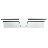 Buildersエッジ060010937117 37 5 / 8 " x 9 "フラットパネルウィンドウヘッダー117、明るいホワイト