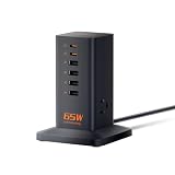 usb コンセント 電源タップ タワー 急速充電器 PD 65W usb c付き 延長コード 2m 充電ドック ステーション AC差込口 3口 type-c 2ポート type-A 4ポート GaN採用 充電アダプター