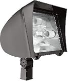 RAB Lighting FXLH400SFPSQ Flexflood Pulse Start Metal Halide Floodlight with Slip Fitter Mount, ED28