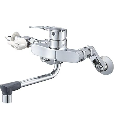 Amazon | カクダイ シングルレバー混合栓 (分水孔コックつき) 192-313