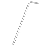 uxcell 六角レンチ　六角棒レンチ　金属　4mm　拡張的　ボールエンド　スパナハンディツール　140 X 25mm