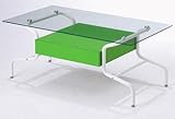 ガラスセンターテーブルGLT-2202グリーン