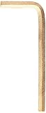 Ampco Safety Tools WH-3/16 Hex Key Wrench, Non-Sparking, Non-Magnetic, Corrosion Resistant, 3/16 by 