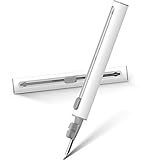 【3-in-1イヤホンクリーナーペン】イヤホンクリーナー 多機能 AirPods イヤホンクリーニングペン 両頭隠しデザイン ワイヤレスイヤホン クリーニングツール 軟毛ブラシ ソフトブラシ 綿棒 Bluetooth イヤホン クリーニングキット コンパクト 軽量 持ち運び便利 イヤホン掃除用品 イヤフォン/airpods pro/スマホ/補聴器 掃除など対応 ホワイト