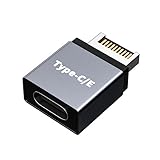 usb 3.1フロントパネルヘッドからtype c延長ケーブルType-E陽型-C陰アダプタusb 3.1 gen 2 10 Gbps Type-E回転Type-Cマザーボード拡張