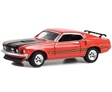 グリーンライト 1/64 フォード マスタング ファストバック 1969 レッド Mustang Fastback ミニカー [並行輸入品]