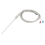uxcell 熱電対プローブセンサー　カップルセンサー　 熱電対プローブケーブル　Kタイプ　 0-400C 　2M