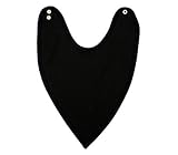 Babywearuk British Made Bandana Bib Black by BabywearUK
