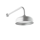 Rohl U.5205APC 8-Inch Diameter Perrin and Rowe Single Function Showerhead in Polished Chrome [並行輸入品]