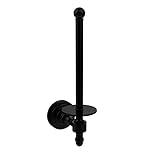 Allied Brass RW-24U-BKM Retro Wave Collection Upright Tissue Holder, Matte Black [並行輸入品]