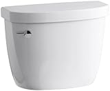 KOHLER K-4421-0 Cimarron 1.28 gpf Class Five Toilet Tank, White [並行輸入品]
