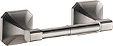 パラダイスBathworks 65328 Valhallaペーパーホルダーチューブ、サテンニッケル