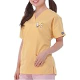 Amazon Co Jp Cherokee 半袖スクラブ キャラクター刺繍 B柄 服 ファッション小物