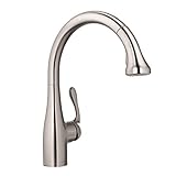 Hansgrohe 04066860 Allegro E Gourmet HighArc Kitchen Faucet, Steel Optik [並行輸入品]